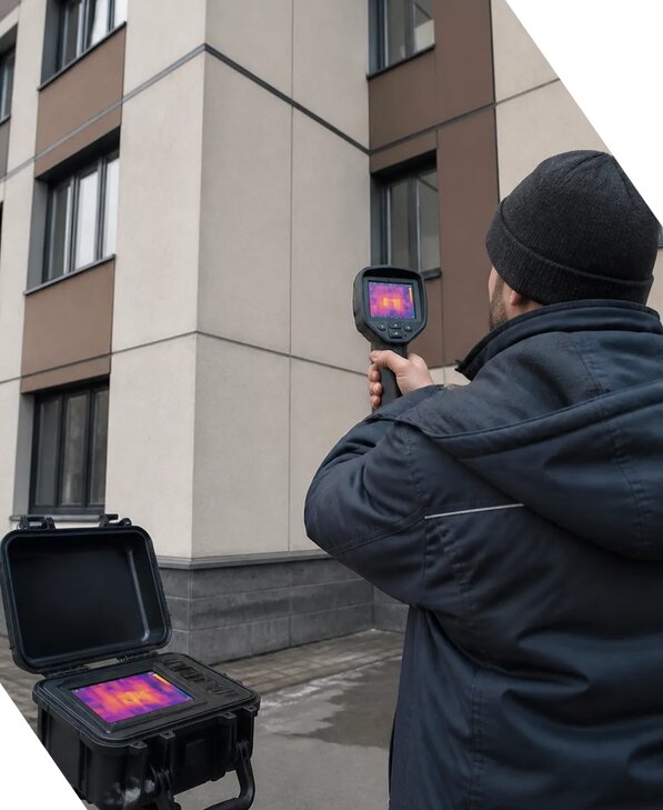 Тепловизионное обследование зданий и сооружений в Симферополе